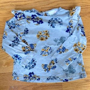 Zara baby girls long sleeve top